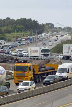 Colapso en la autovía de Castelldefels (13 de septiembre de 2006)